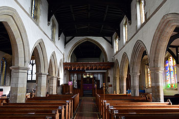 The interior looking east February 2013